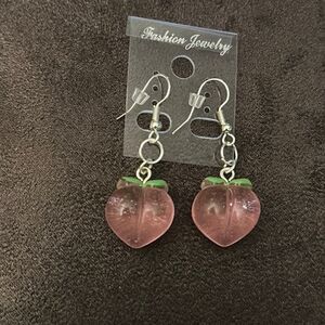 NEW peach earrings